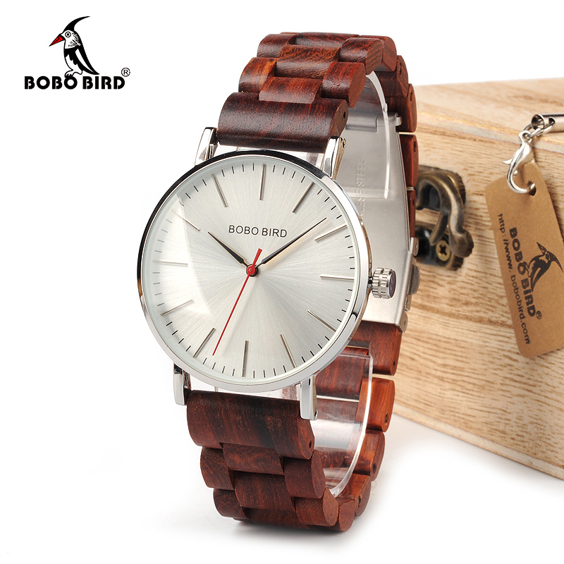 Relogio Masculino Wooden Quartz Watch For Men Woodies Land