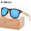 Ralferty Sporty Design Wood Sunglasses